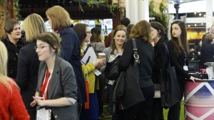 Visitors networking at The PA Show