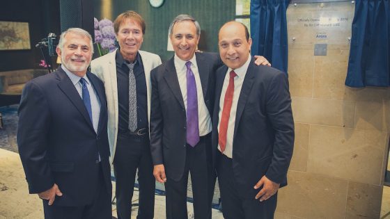 Sir Cliff Richard at the opening ceremony of the InterContinental London – The O2