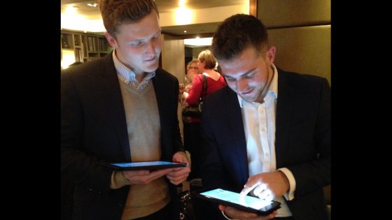 Concise team using the GuestList App at a PA Life event