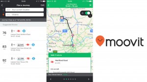 Moovit on iPhone
