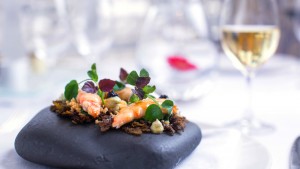 A dish at Ocean restaurant in Jersey