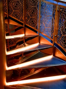 Indian Accent - Staircase to private dining room