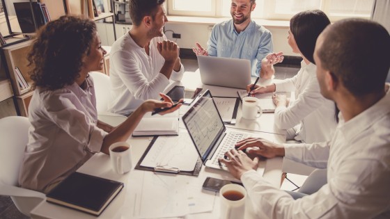 Business people working