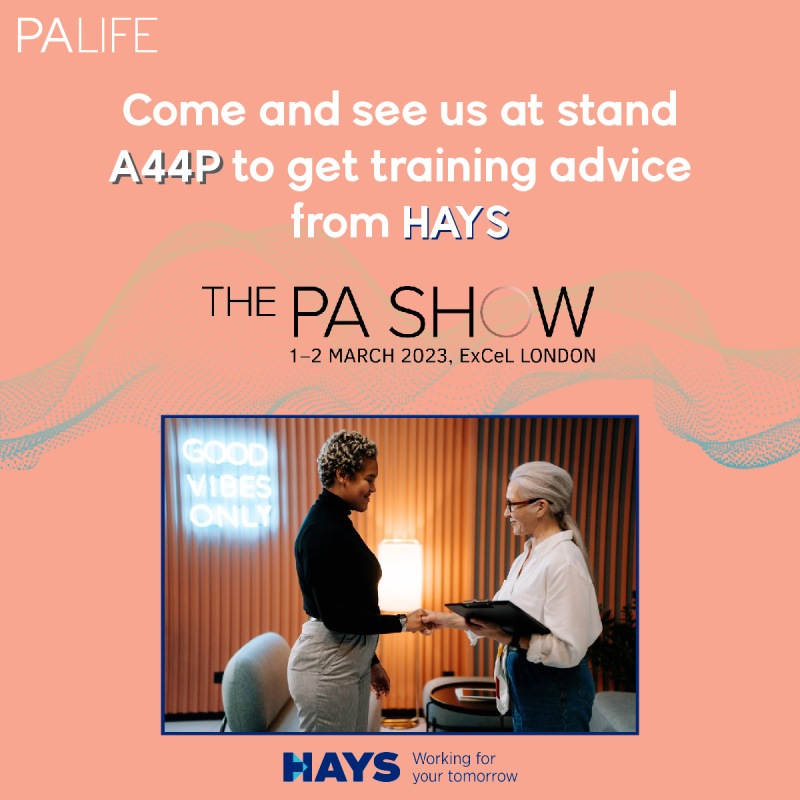Hays-recruitment-at-PA-Life-stand-at-the-PA-Show-March-2023