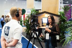 Anna-from-isla-the-meetings-show-set-to-reduce-carbon-emissions