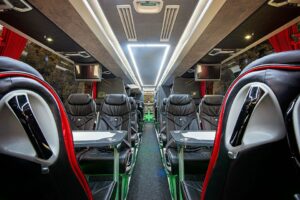 Christmas party transport by coach