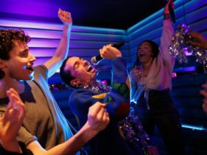 Christmas at Lucky Voice karaoke bars