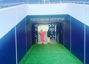 players tunnet Tottenham Hotspur Stadium