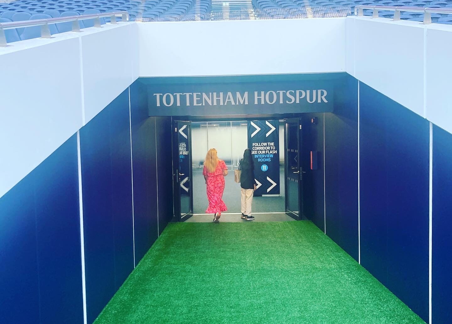 players tunnet Tottenham Hotspur Stadium