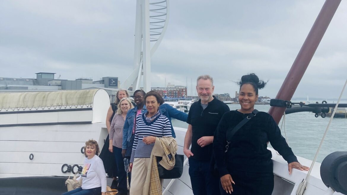 fam trip to Portsmouth onboard HMS Warrior
