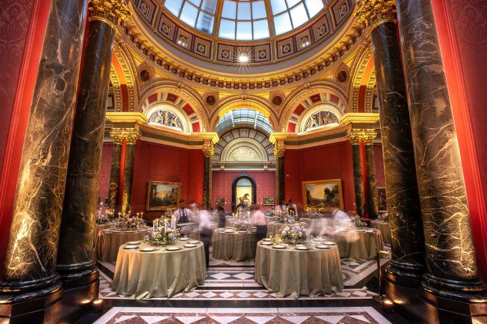 Overall Highly Commended and Winner of the Venues category: Barry-Rooms-Dinner-at-The National Gallery: James Everett