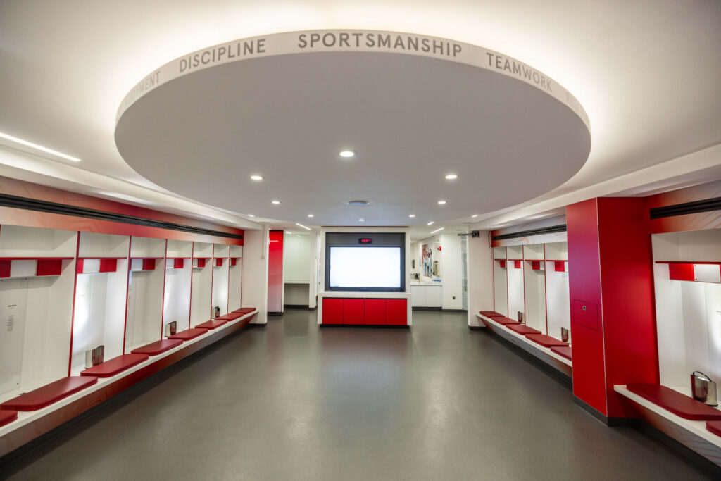 England changing room