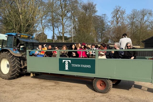 PA-Life-Club-on-a-tractor-trailer-checking-out-event-offerings-at-Tewinbury-Farm