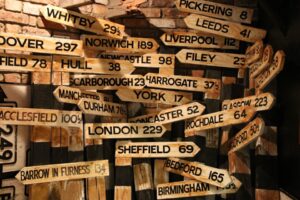 wooden signs