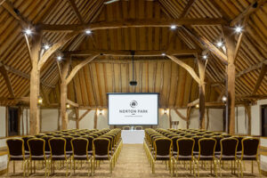 inside conference meeting room