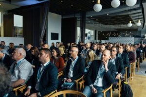 people sitting at conference