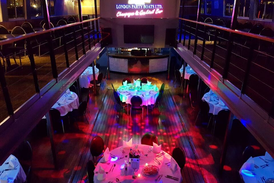 inside of a party boat