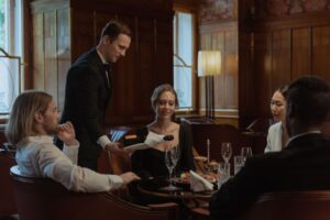 intimate dining room