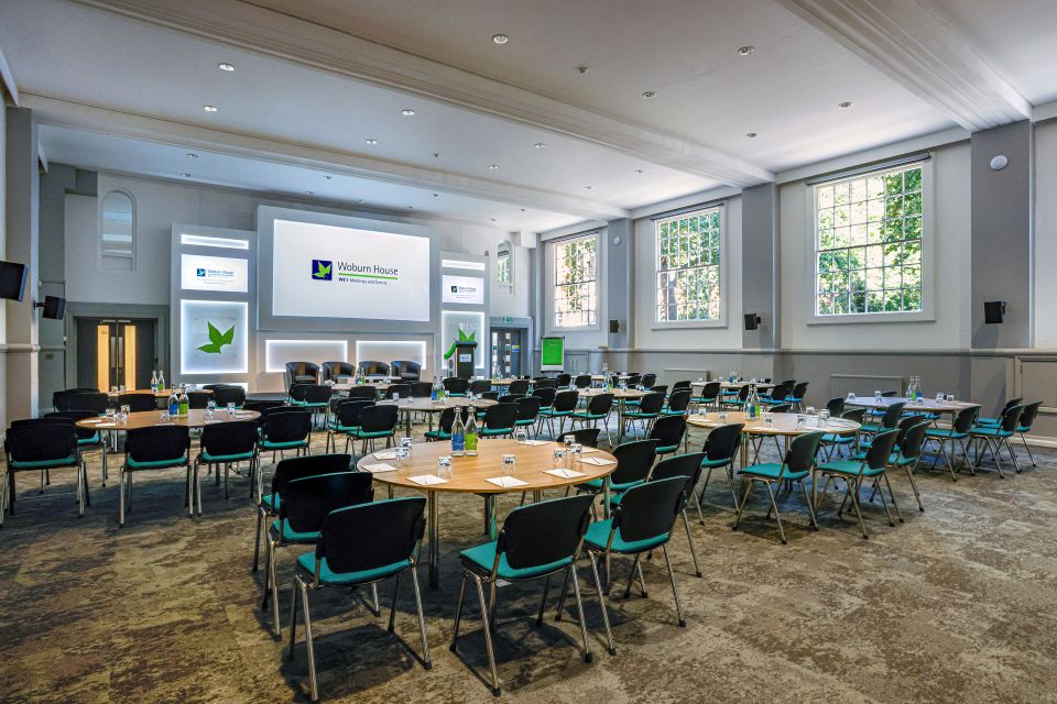 inside of a conference room
