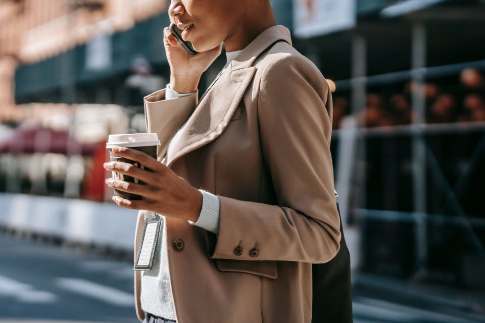woman assistant on a phone